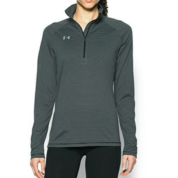 Under Armour | HeatGear Tech Microstripe 1/4 Zip Loose Fit Pullover Size Medium - Picture 1 of 5